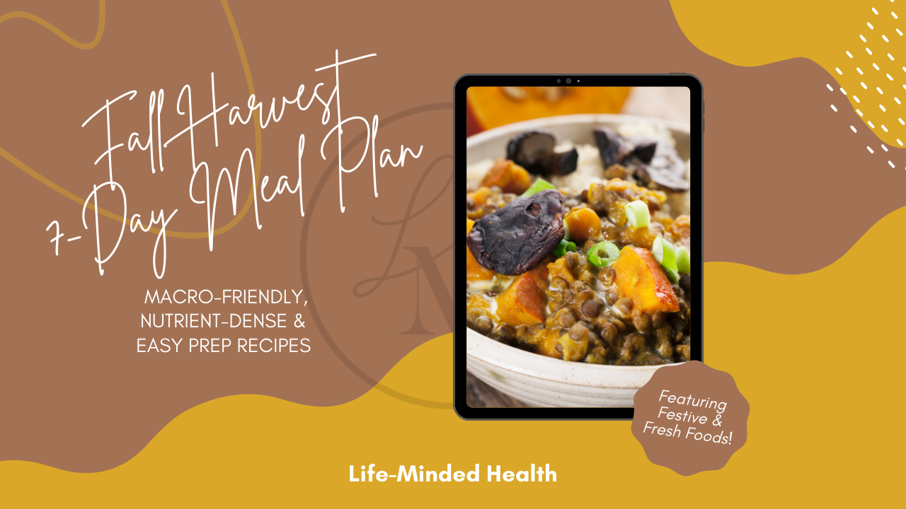 Fall Harvest Meal Plan