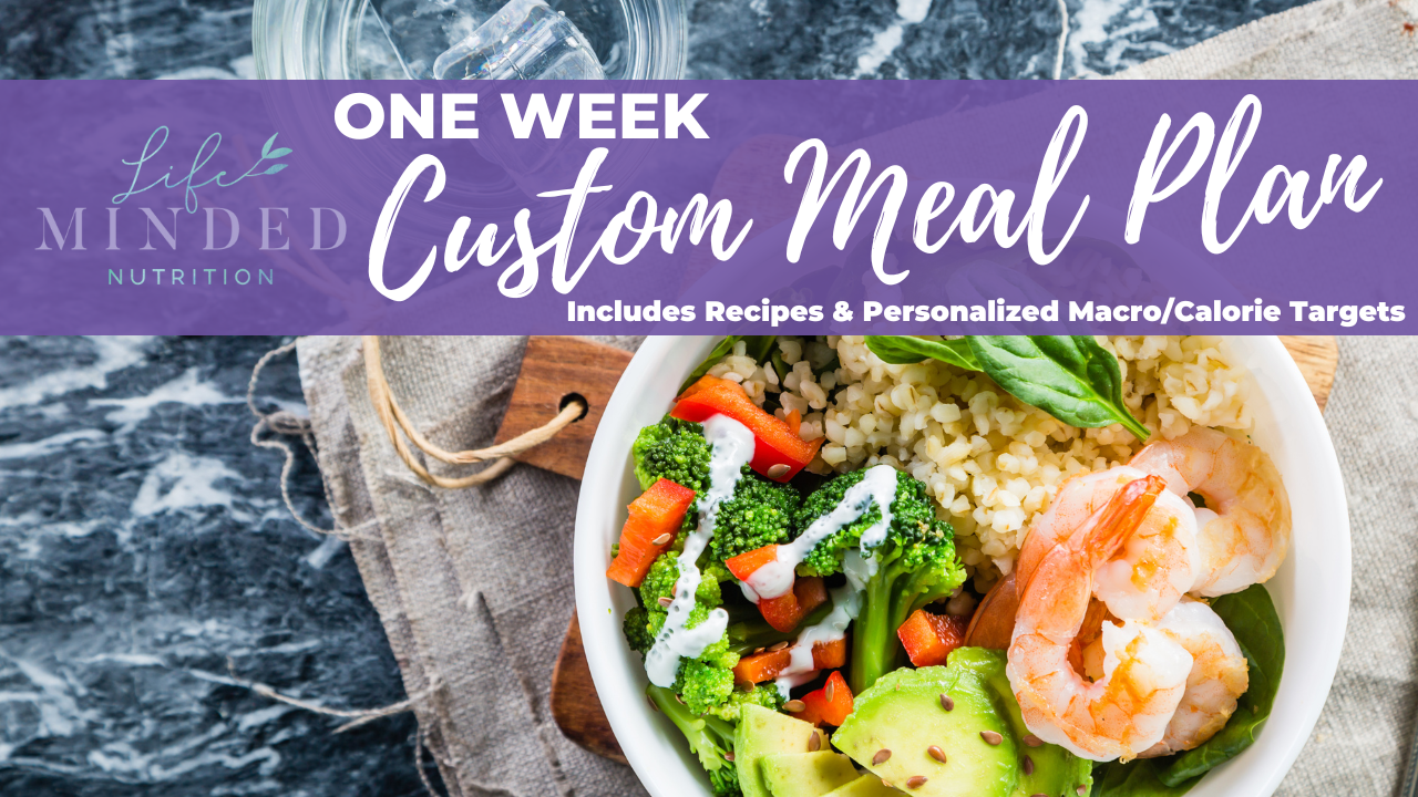 7-Day Custom Meal Plan & Personalized Macro/Calorie Targets